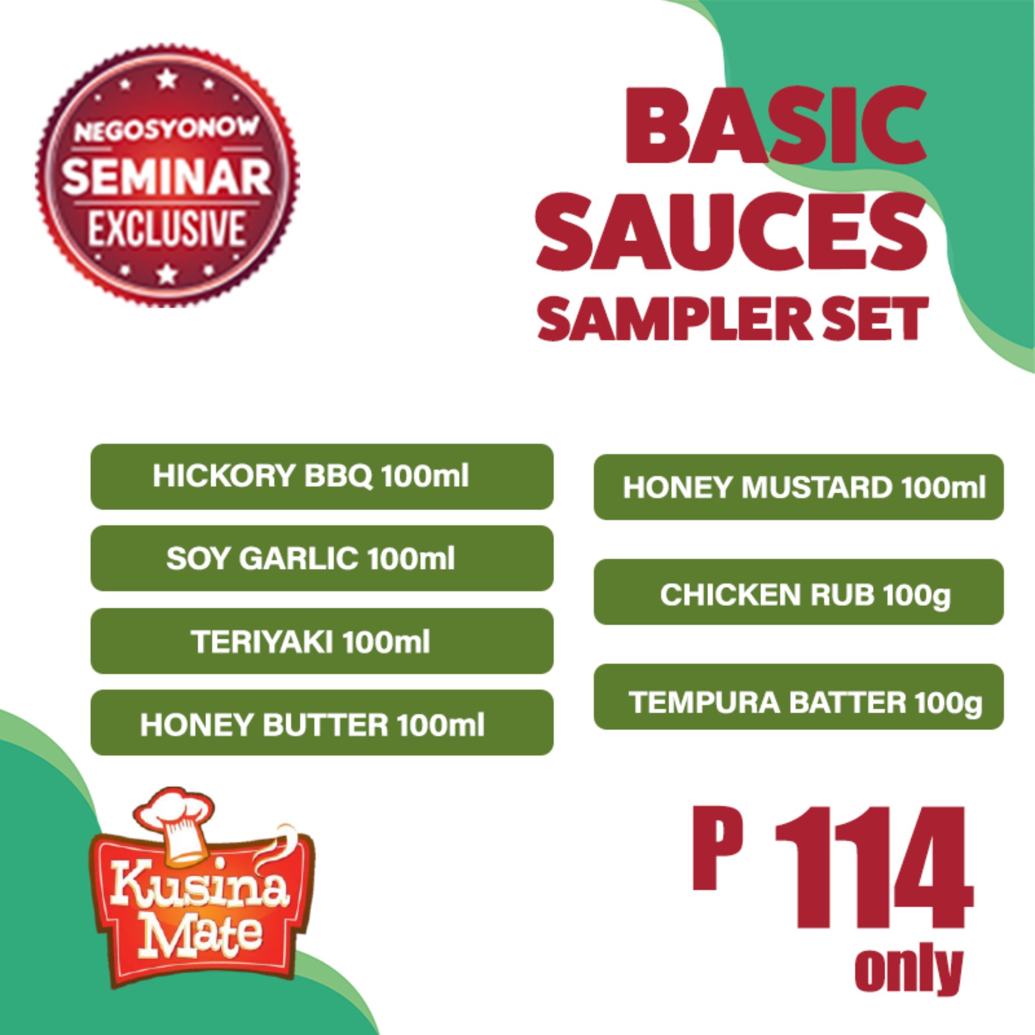 Basic Sampler Sauces Set